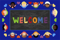 Image for Childcraft Welcome Friends, 6 x 9 Feet, Rectangle from SSIB2BStore