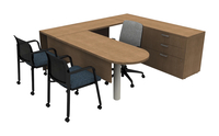 Image for AIS Calibrate Series Typical 47 Admin Desk, 6-1/2 x 6 Feet from School Specialty