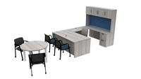 AIS Calibrate Series Typical 43 Admin Desk, 8-1/2 x 6 Feet, Item Number 5009066