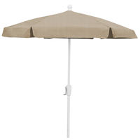 Image for Ultrasite 7-1/2 Feet Octagon Umbrella, Fiberglass Rib Support, White Post With Crank Lift from School Specialty