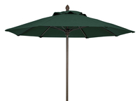 UltraSite 9 Foot Octagon Umbrella, Aluminum Post, Pin and Pully Lift, Grade B Fabric, Item Number 5009082