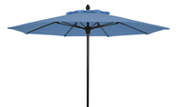 UltraSite 7.5 Foot Octagon Umbrella, Aluminum Post, Pin and Pully Lift, Grade B Fabric, Item Number 5009085