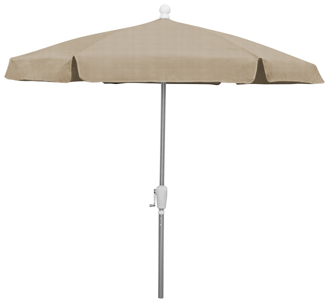 Ultrasite Octagon Umbrella , Fiberglass Rib Support, Aluminum Post With Crank Lift, 7-1/2 Feet, Item Number 5009087