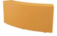 Classroom Select Out2Learn Outdoor Curved Back Divider, 63 x 12 x 27-1/2 Inches, Item Number 5009510