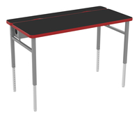 Classroom Select Advocate Table with Computer Cable Management, Titanium Adjustable Height Frame, Markerboard, T-Mold Edge, Item Number 5009528