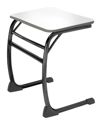 Classroom Select Neoclass Elliptical Cantilever Desk, 26 x 20 Inch Rectangle Markerboard, Painted Edge, Item Number 5009602
