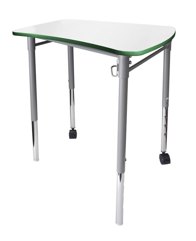 Image for Classroom Select Neomove Collaboration Desk, 27 x 25 Inch Rectangle Markerboard, LockEdge from School Specialty