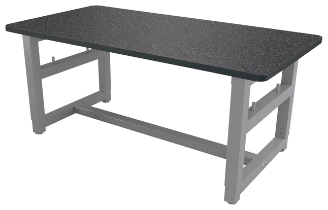 Classroom Select Makerspace Professional Project Table, 30x72 Inch Laminate Top, Titanium Frame, LockEdge, Item Number 5009905