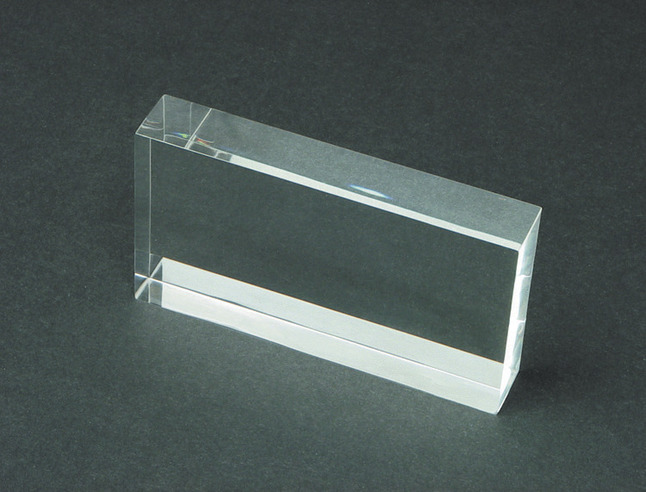Frey Scientific Rectangular Prism - Acrylic - 100 x 75 x 20 millimeters, Item Number 532031