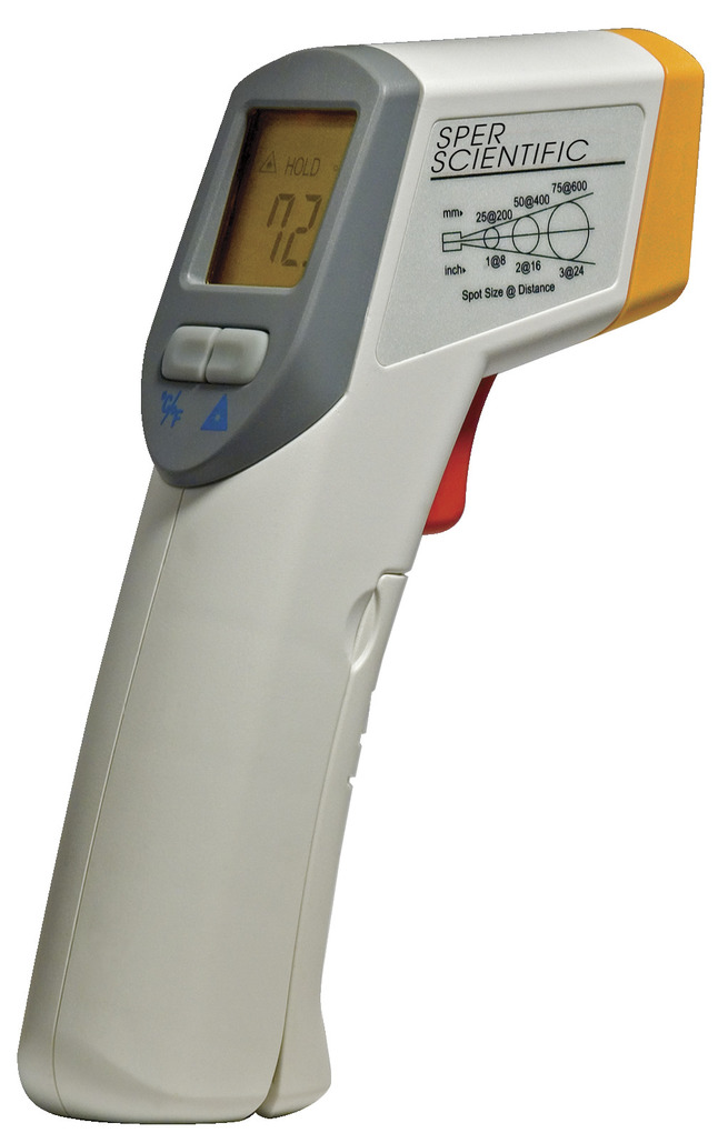 Sper Scientific Infrared Thermometer, 6 x 5 x 2 Inches, Quantity of 8, Item Number 2091338