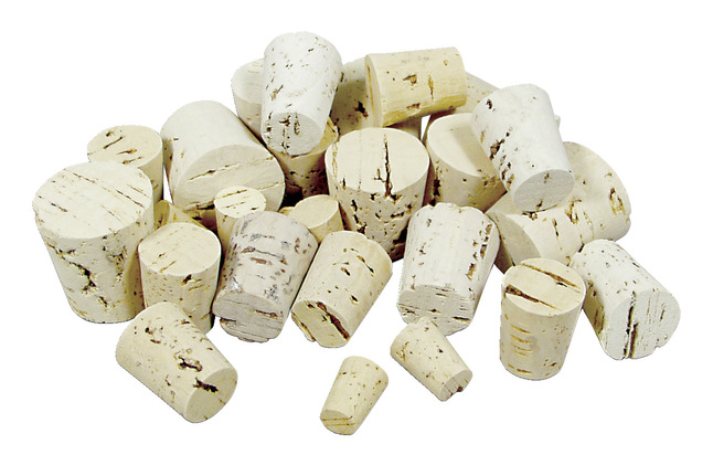 Frey Scientific Bulk Cork Assortment - Assorted Sizes - Pack of 100, Item Number 569477
