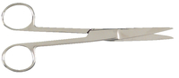 DR Instruments Surgical Dissecting Scissors, Student Grade, Dual Sharp, Item Number 583266