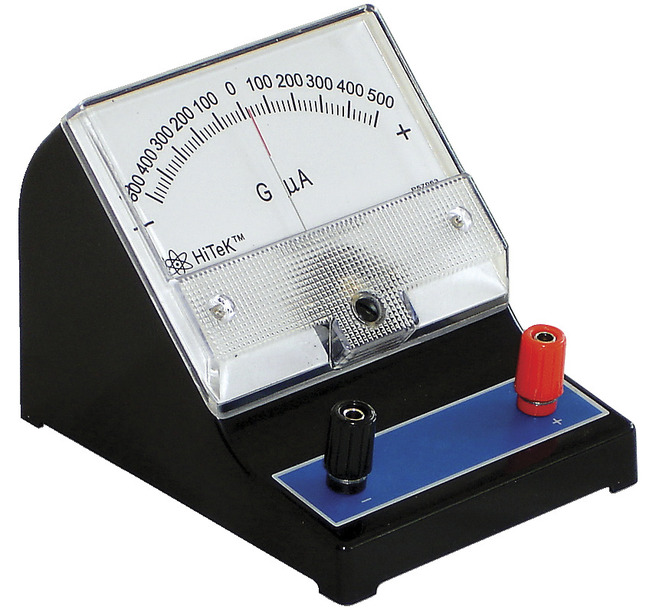 Frey Scientific DC Galvanometer, +/-500-0-500µA (20µA), Item Number 584739