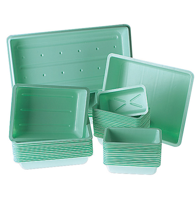 Growers Supply Plastic Plant Trays 8 x 8 x 2.5 inches