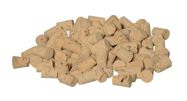 Frey Scientific Coarse Grained XX Grade Natural Cork, No 4, 16 mm Top x 12 mm Bottom Dia, Pack of 100, Item Number 586695
