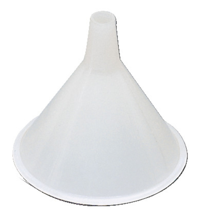 Azlon Plastic Utility Funnel, Polypropylene, 8 Ounces, Item Number 594309