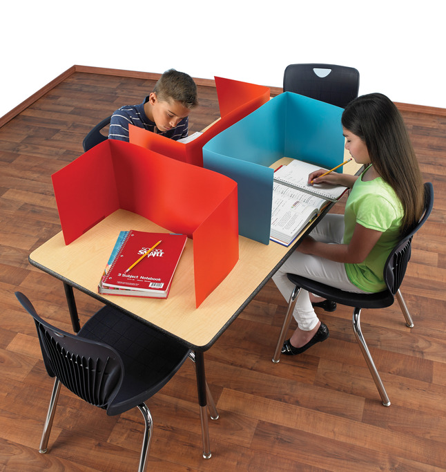 School Specialty Porta Screen Carrel For Use With Tabletop Colors