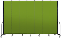 Screenflex FREEstanding Room Divider, 7 Panels, 13 Feet 1 Inch x 8 Feet, Item Number 632370