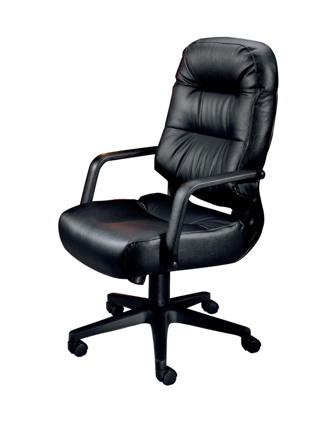 Hon Pillow Soft 2090 Executive Mid Back Leather Swivel Chair With