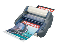 GBC Ultima 35 EZ Load Thermal Laminator, 12 Inch Throat, 10 mil Pouch, Blue/Gray, Item Number 678256