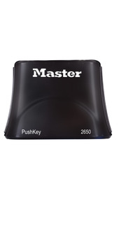 Master Lock PushKey No Key Turn Portable Lock, Black, Item Number 679303