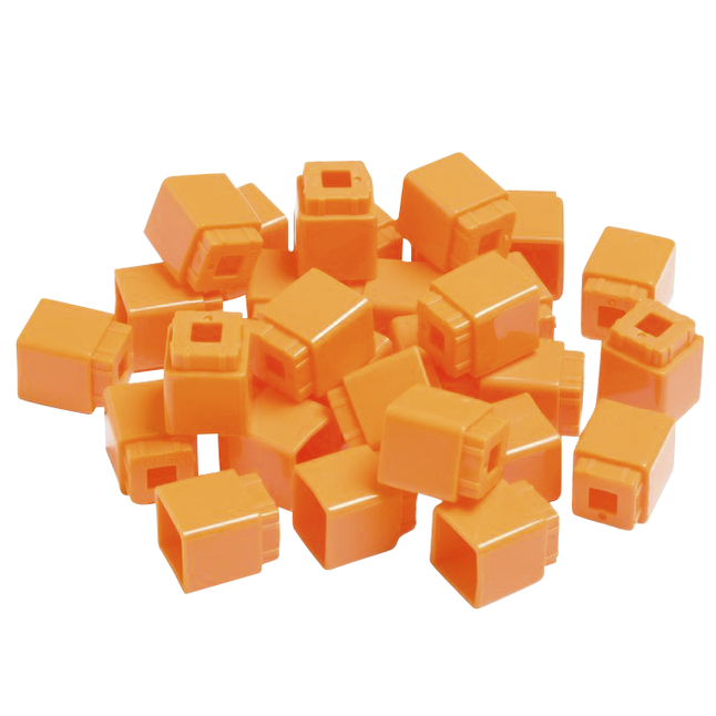 Image for Unifix Orange Cubes, Set of 100 from School Specialty