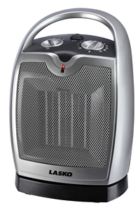 Image for Lasko Safe Heat Oscillating Ceramic Heater, Gray from School Specialty