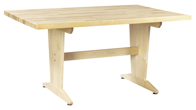 Diversified Woodcrafts Art & Planning Table, 60 x 42 x 30 Inches, Solid Maple Top, Item Number 818291