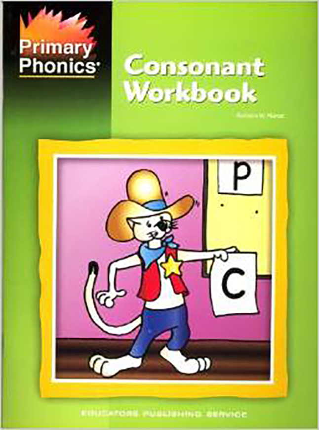 Primary Phonics Consonant Workbook, Item Number 9780838803592