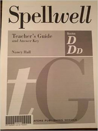 Image for Spellwell, Levels D and DD, Teacher's Guide from SSIB2BStore