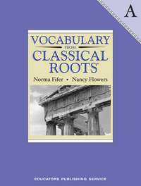 Image for Vocabulary from Classical Roots, Book A, Student Book from School Specialty