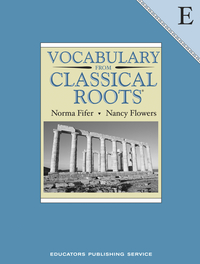 Image for Vocabulary from Classical Roots, Book E, Student Book from School Specialty
