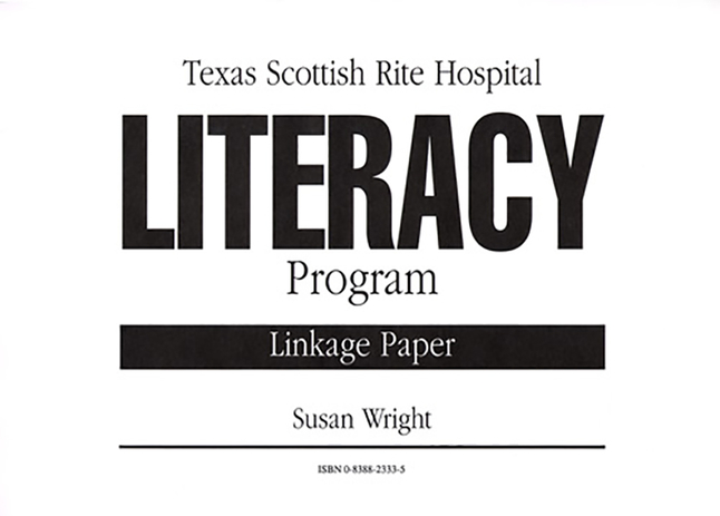 Image for Literacy Program Linkage Papers, 8 1/2 x 14 Inch, 34 Sheets Per Pad from School Specialty