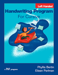 Preventing Academic Failure (PAF), Handwriting Program for Cursive, Left-Handed, Grades K to 6, Item Number 9780838851296