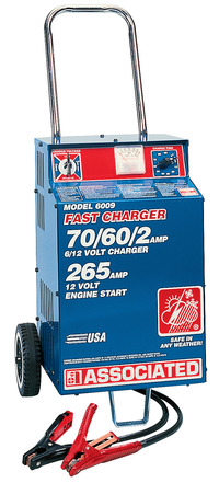 Associated Equipment Heavy Duty Fast Charger, 6/12 V, Item Number 1046884