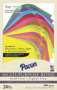 Image for Pacon Multi-Purpose Paper, 8-1/2 x 11 Inches, Pumpkin, Pack of 500 from School Specialty