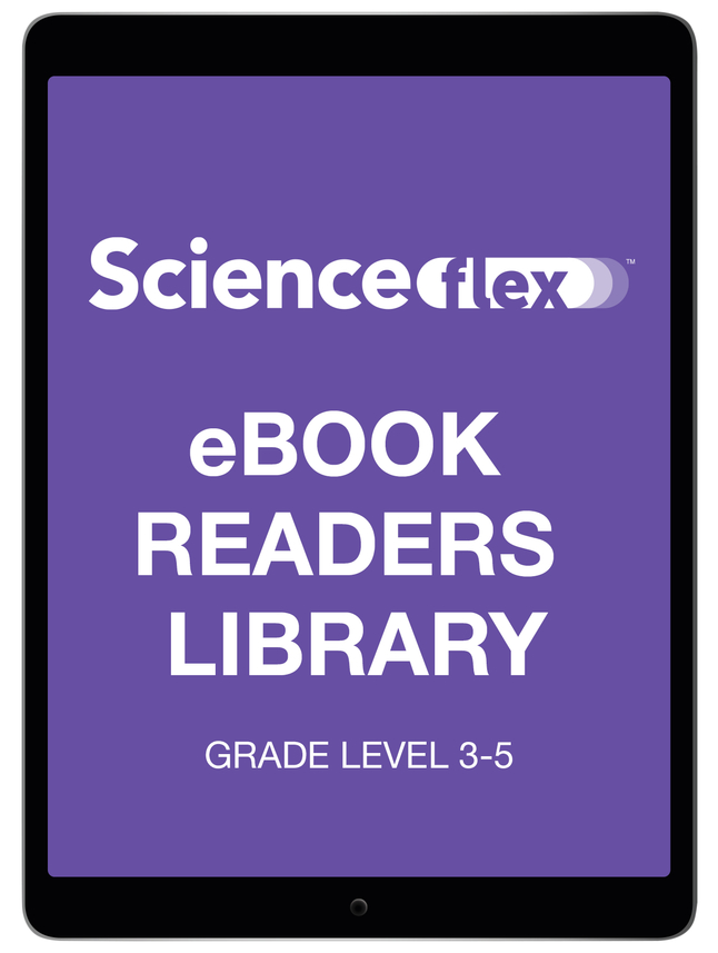 ScienceFLEX eBooks, 8 Titles, 4 Levels, 32 Books, 1 Year Unlimited License, Item Number 2090075