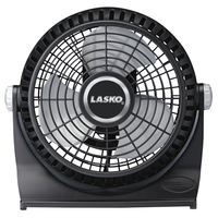 Image for Lasko 10 Inch Breeze Machine Pivoting Floor/Table Fan, Black from School Specialty